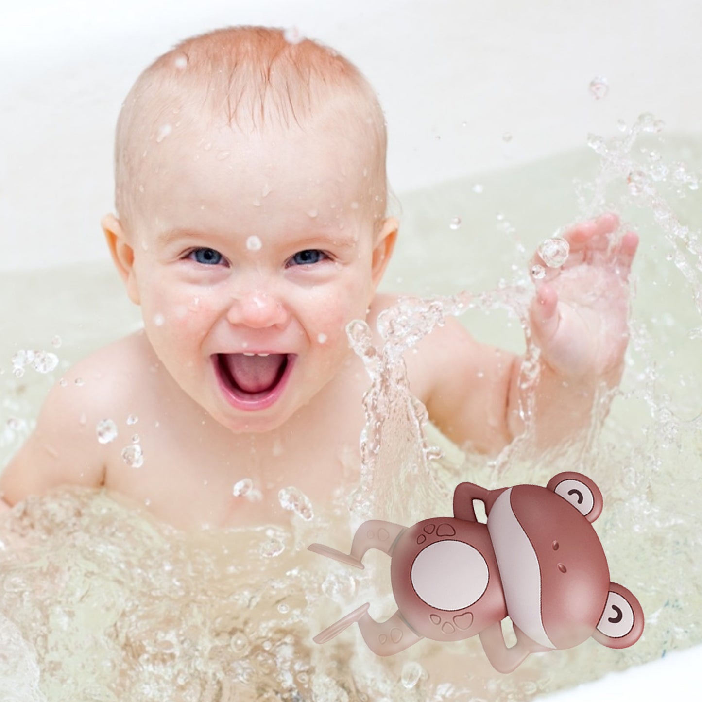 Splashy Froggy™| La grenouille flottante pour le bain.