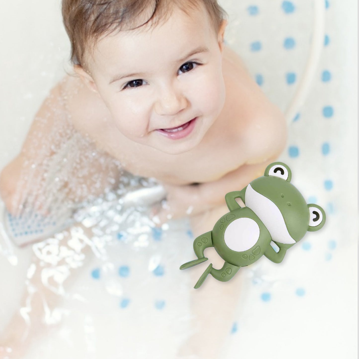 Splashy Froggy™| La grenouille flottante pour le bain.